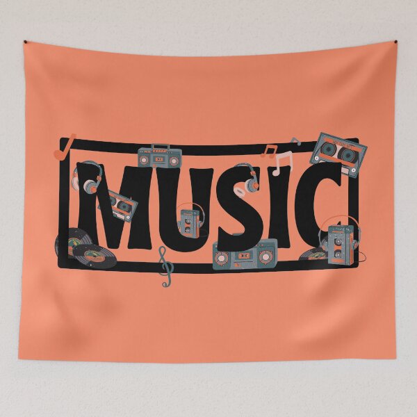 Item preview, Awesome Word Of Music With Music Stuff designed and sold by Styler Design.