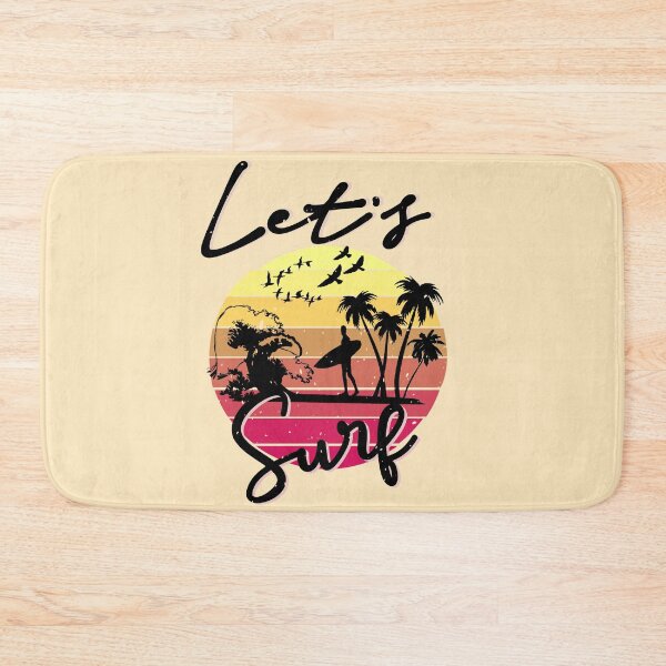 Item preview, Let s surf - Vintage beach summer vibe designed and sold by Soul  ArtLove.