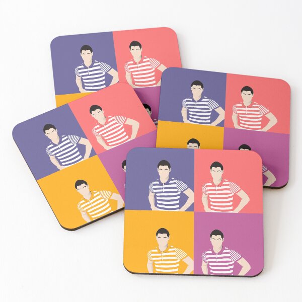 Item preview, Glee Blaine Anderson (Darren Criss) Colourful Tiles designed and sold by thekurtains.