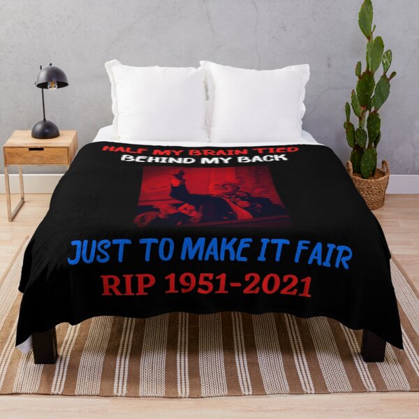 Item preview, RIP Rush Limbaugh Half My Brain Tied Behind My Back Just To Make It Fair designed and sold by WoodburyLake.
