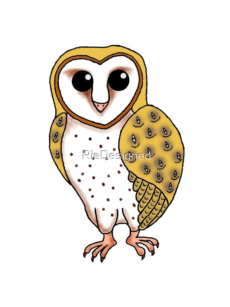 Thumbnail 5 of 5, iPhone Case, Barn Owl designed and sold by RieDesigned.