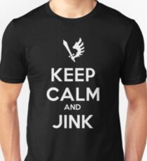 Camiseta ajustada Mantenga la calma y Jink Dark Angels Ravenwing 2nd Company