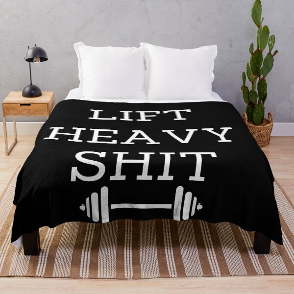 Item preview, Lift Heavy Shit Gym Motivation designed and sold by JustAMillenial -.