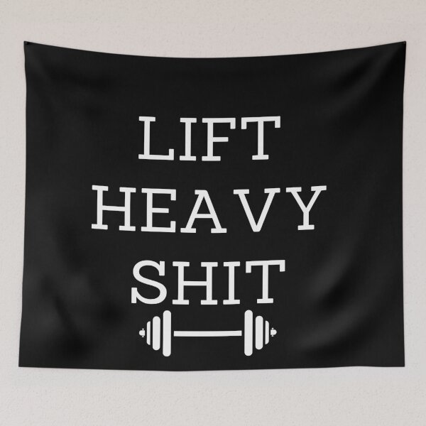 Item preview, Lift Heavy Shit Gym Motivation designed and sold by JustAMillenial -.