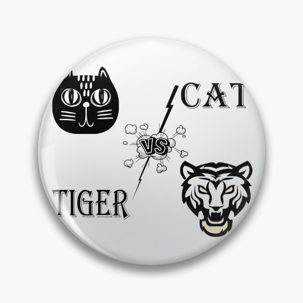 Item preview, cat vs tiger funny classic t-shirt for men and women 2021 designed and sold by zakariadesigner.