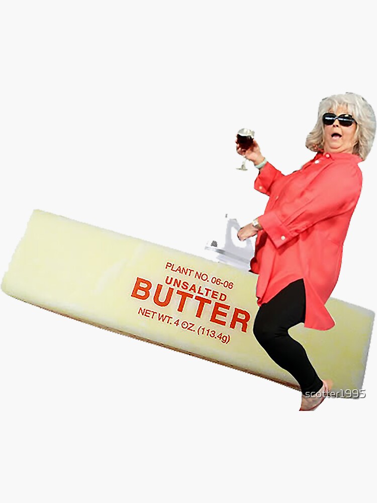 Paula Deen Riding Things Butter Stickers.