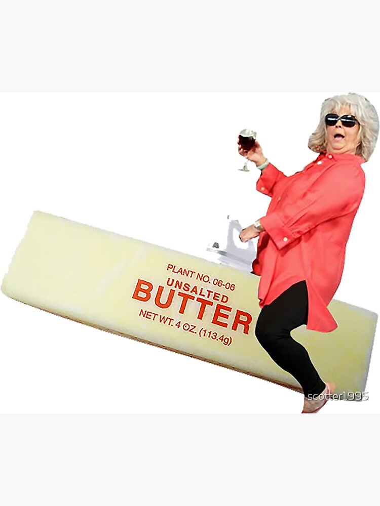 Artwork view, Paula deen riding butter designed and sold by scotter1995