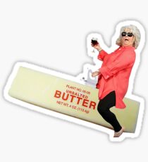 Paula deen riding butter Sticker