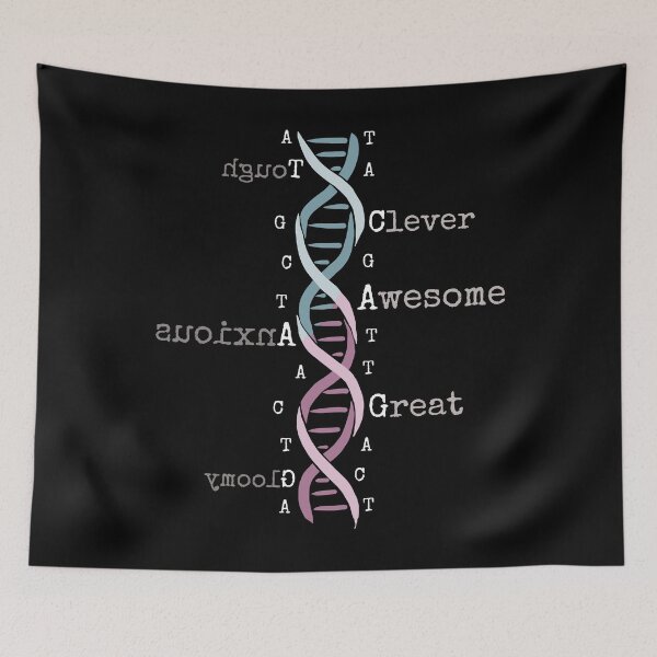 Item preview, DNA - Awesome Genome Funny Science Genetics Birthday Gift designed and sold by SecretDicer.