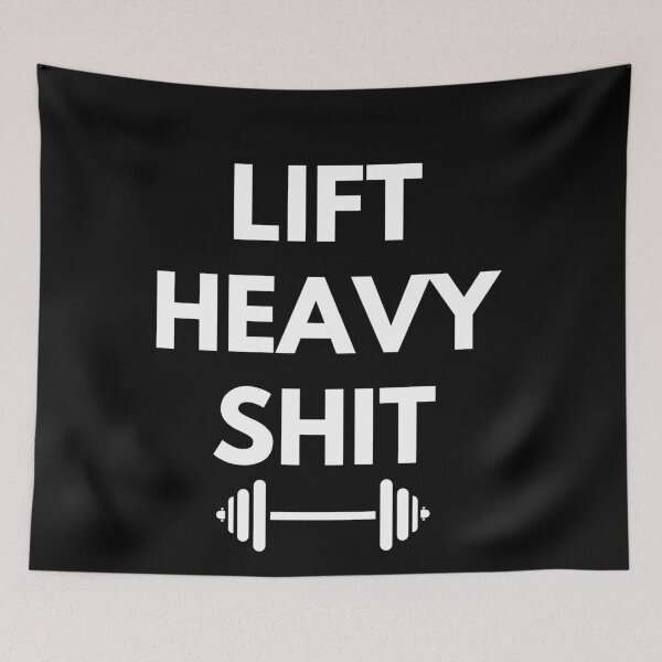 Item preview, Lift Heavy Shit Gym Motivation designed and sold by JustAMillenial -.