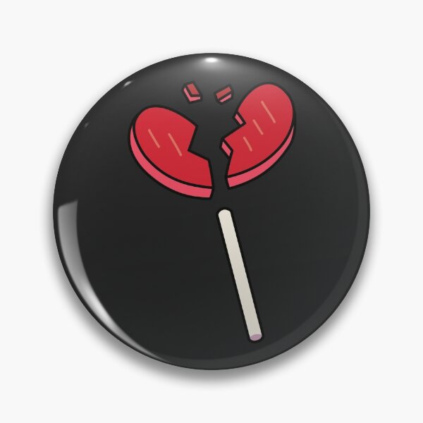 Artikelvorschau, Broken Heart Lollipop Candy Red entworfen und verkauft von rustydoodle.