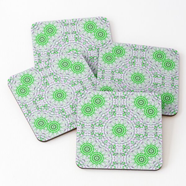 Item preview, Groupings of Circular Green Happenings Pattern  designed and sold by Geoff Treagus.