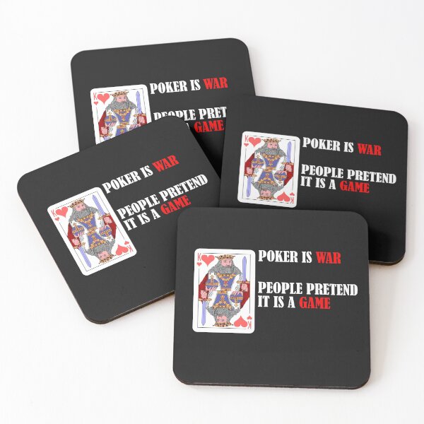 Item preview, Poker is War - King of Hearts designed and sold by Dane Kelly.
