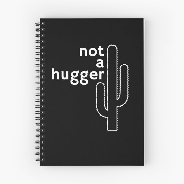 Item preview, Not A Hugger Cactus Funny Introvert Humor Hug Quote designed and sold by sillyquestions.