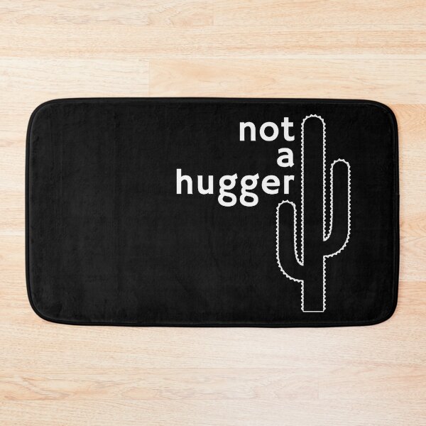 Item preview, Not A Hugger Cactus Funny Introvert Humor Hug Quote designed and sold by sillyquestions.
