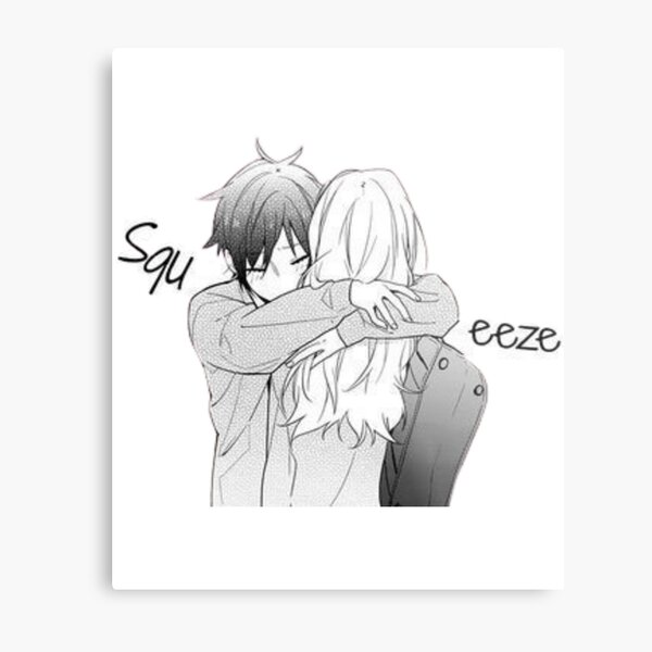 Hug Kiss Manga Metal Prints for Sale | Redbubble Hug Kiss Manga Metal Prints for Sale | Redbubble