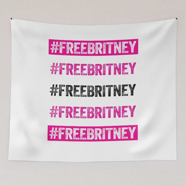 Artikelvorschau, Free Britney Hashtag FreeBritney #FreeBritney entworfen und verkauft von Renergie.