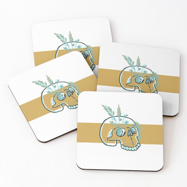 Item preview, floral skull designed and sold by Bryce-D-Randall.