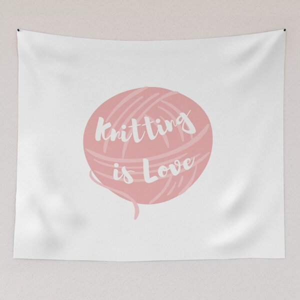 Item preview, Knitting is love designed and sold by crikz.