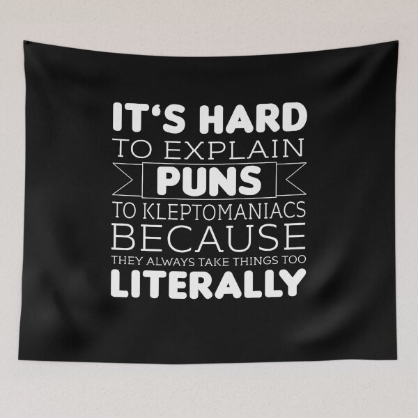 Item preview, Kleptomaniac Funny Pun Cute Humor designed and sold by sillyquestions.