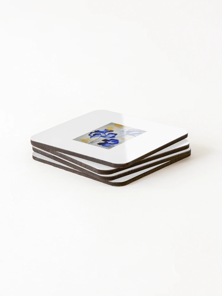 Thumbnail 4 of 5, Coasters (Set of 4), Floral Abstract designed and sold by Rituldasgupta.