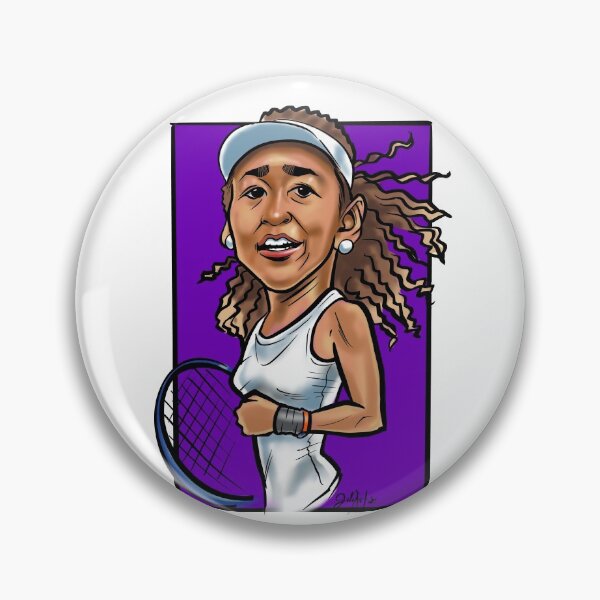 Item preview, Caricatures of the Stars -Tennis Champion - Naomi Osaka designed and sold by JeloArt.