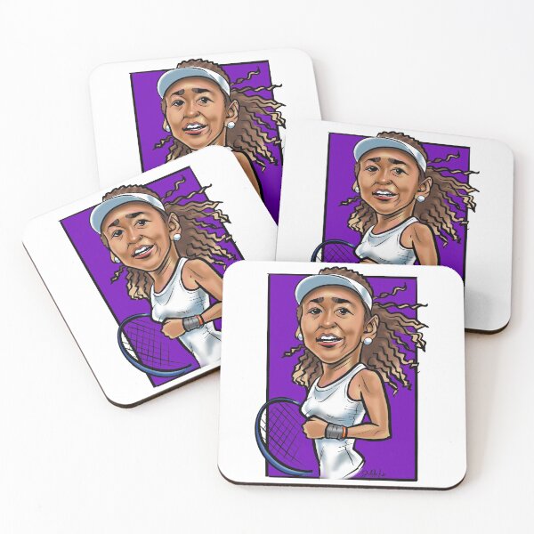 Item preview, Caricatures of the Stars -Tennis Champion - Naomi Osaka designed and sold by JeloArt.
