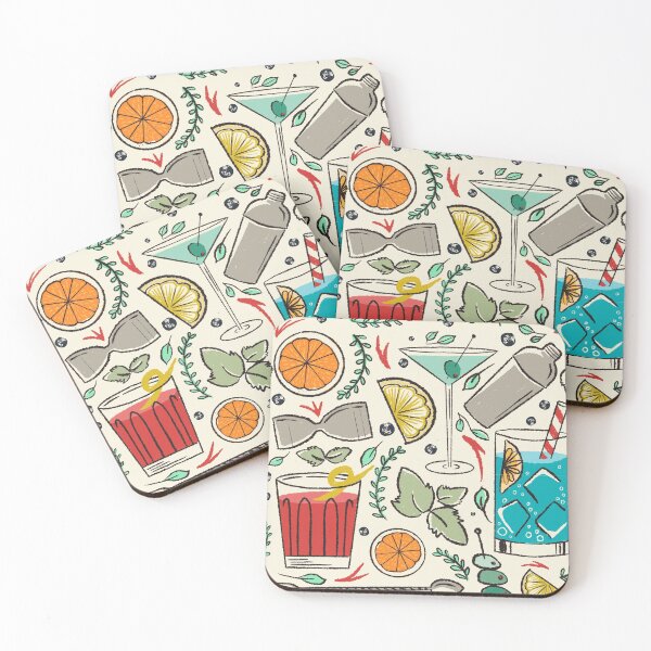 Item preview, Cocktail hour Martini Negroni Gin & Tonic designed and sold by LaMuminaShop.