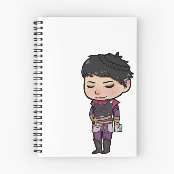Item preview, Dragon Age -- Cassandra Chibi with Book designed and sold by NoodlesForNerds.