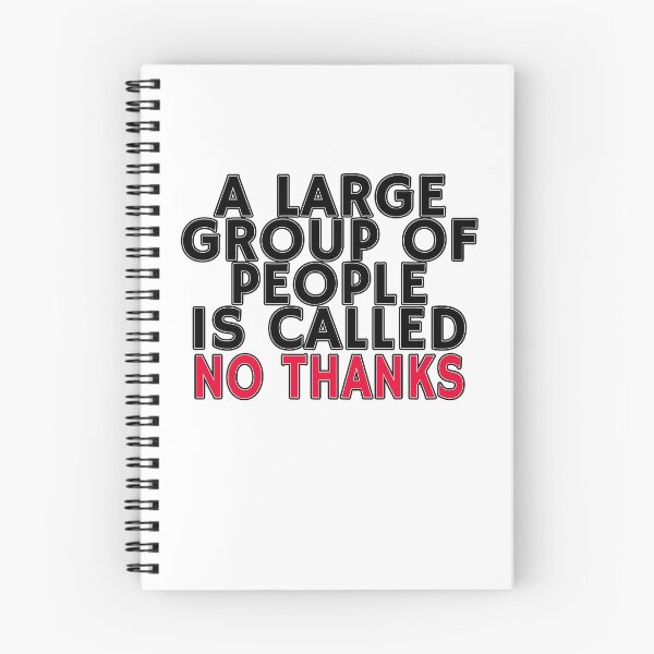 Item preview, Introvert Large Group Of People introverted Quote  designed and sold by sillyquestions.
