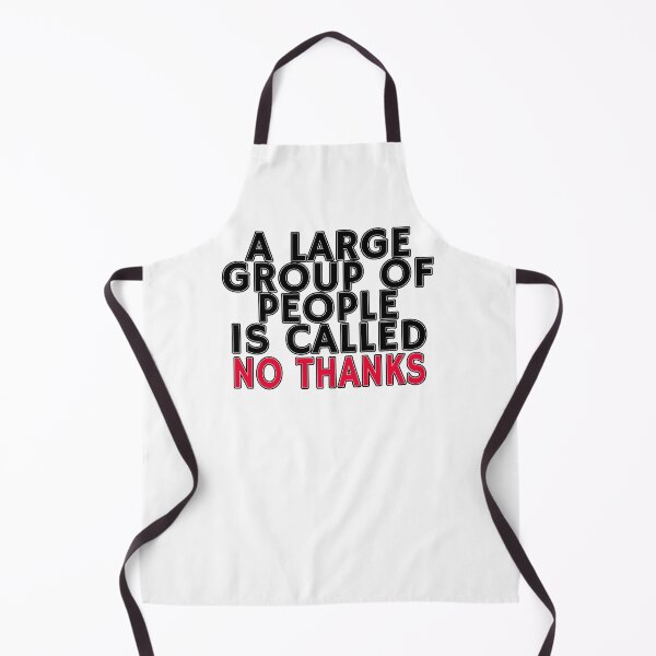 Item preview, Introvert Large Group Of People introverted Quote designed and sold by sillyquestions.