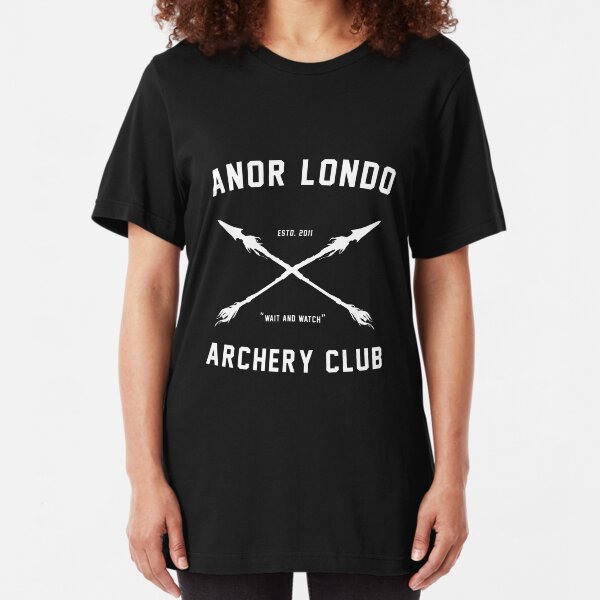 ANOR LONDO - ARCHERY CLUB Slim Fit T-Shirt