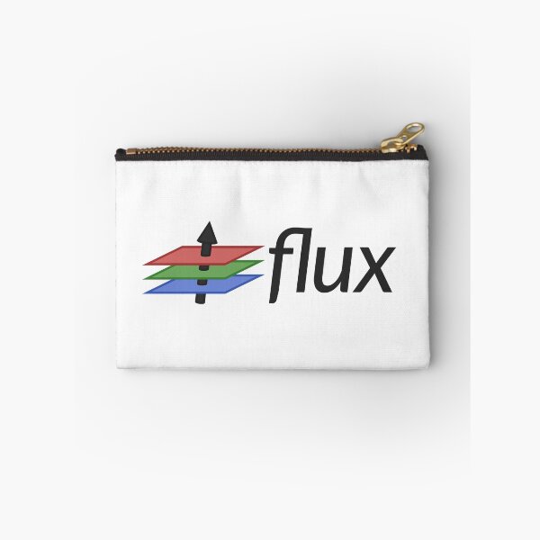 Item preview, Flux.jl Logo (with Text) designed and sold by JuliaLanguage.