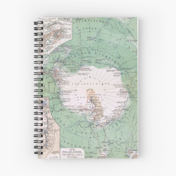 Item preview, south pole, antartica, south pole antique map, antartica print map designed and sold by TigrisOldprints.