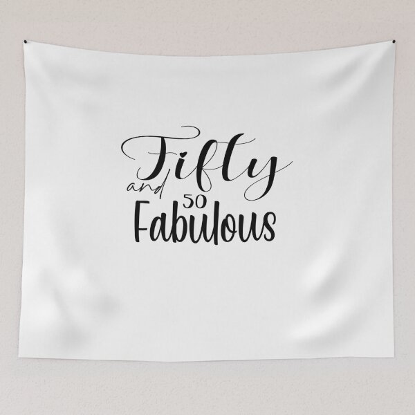 Item preview, Fifty and Fabulous 50th Birthday Shirt best birthday gift for mother's  designed and sold by Black & Aura .