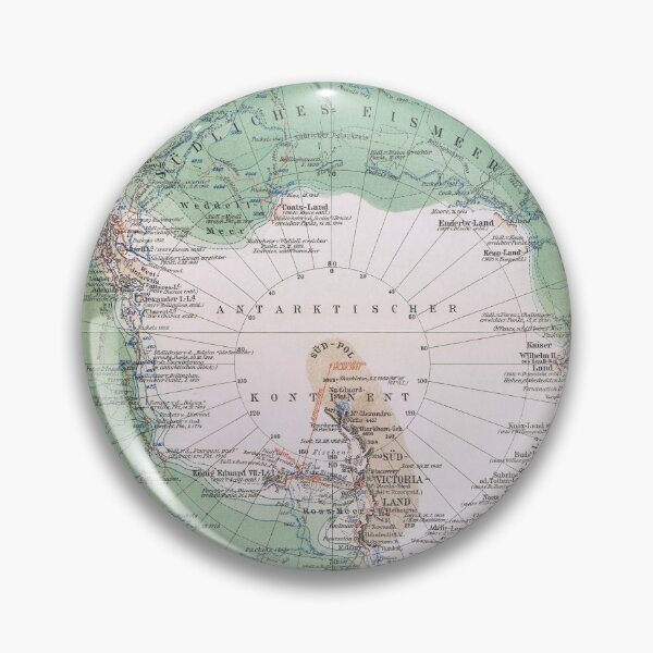Item preview, south pole, antartica, south pole antique map, antartica print map designed and sold by TigrisOldprints.