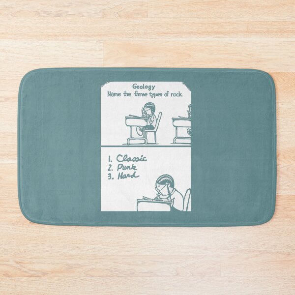Item preview, Geology Rock Exam - Funny Rock Music Comic designed and sold by Strawbery-Drive.