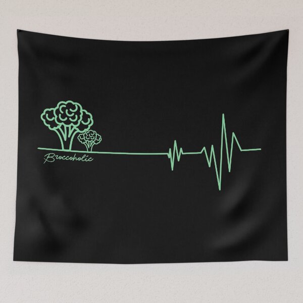 Item preview, Broccoholic heartbeat designed and sold by EGIT.