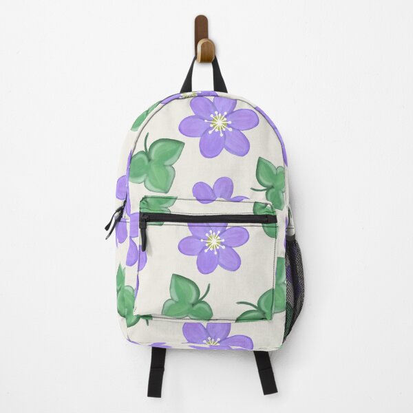 Item preview, Watercolor blue anemone flower pattern designed and sold by EngineerGoC.