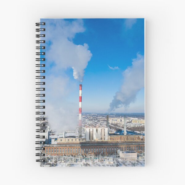 Item preview, Power plant emitting smoke to the atmosphere designed and sold by Lukasz Szczepanski.