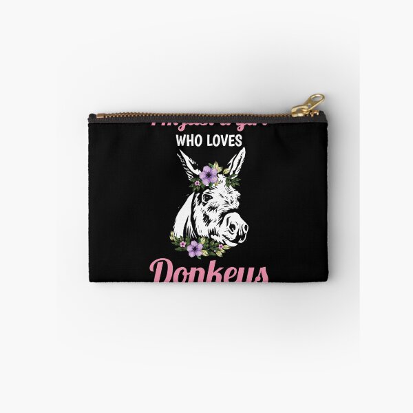 Item preview, Donkeys Just A Girl Who Loves Donkeys Ladies / Girls designed and sold by Lenny Stahl.