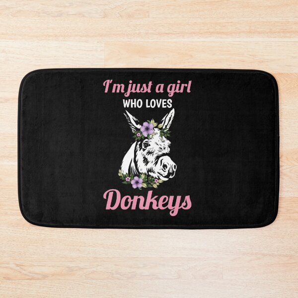 Item preview, Donkeys Just A Girl Who Loves Donkeys Ladies / Girls designed and sold by Lenny Stahl.