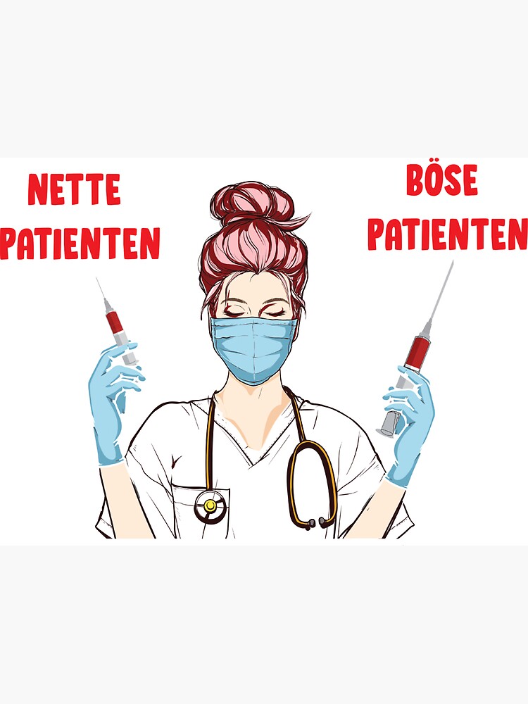 Krankenschwester - Chefarzt - Blechschild