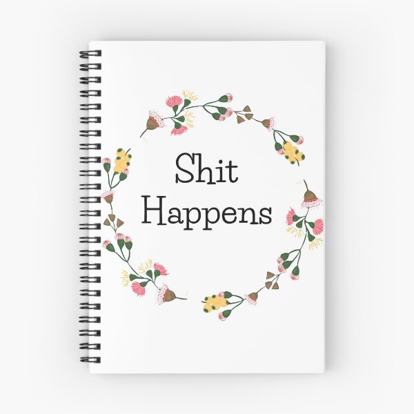 Item preview, Shit Happens boho wreath designed and sold by Andevries.