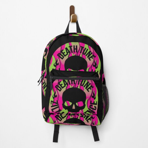 Item preview, DEATHTUNE ROUNDLE - FLAMES - PINK GREEN designed and sold by deathtunejdm.