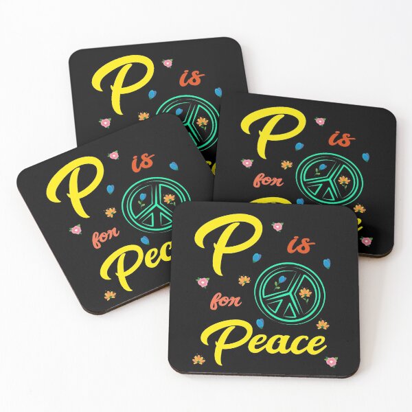 Item preview, P is for peace and a peaceful world. designed and sold by Bodino.