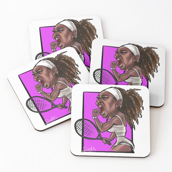 Artikelvorschau, Karikatur der Sterne - Tennis Champion - Serena Williams entworfen und verkauft von JeloArt.