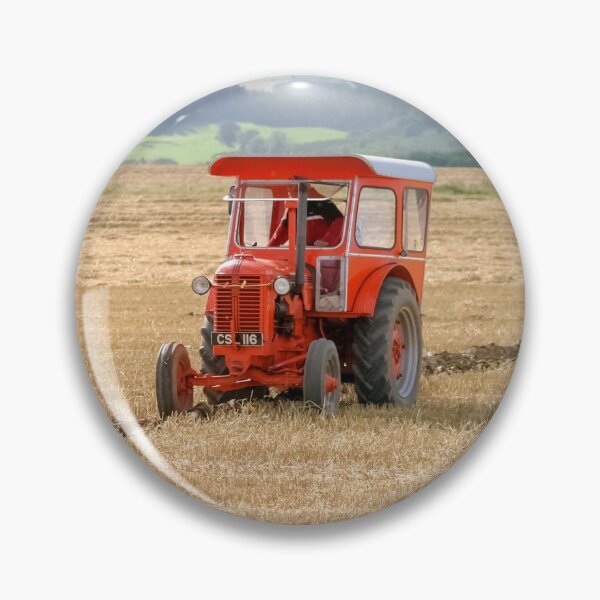Item preview, Vintage Case Model D tractor ploughing.  designed and sold by Richard Nixon.