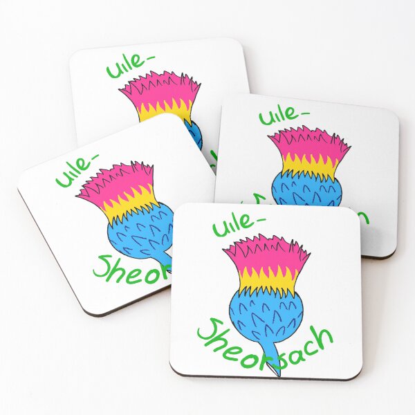 Item preview, uile-Sheorsach: gaelic pansexual thistle designed and sold by Niseag.