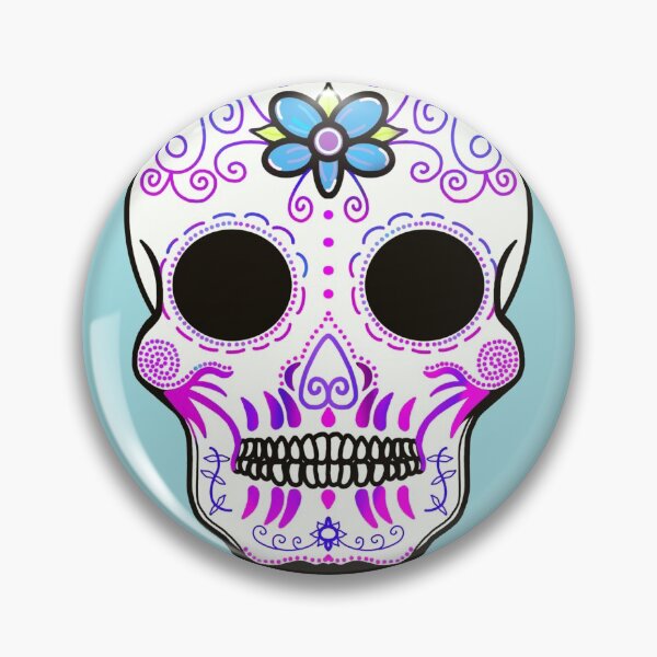 Item preview, Sugar skull  designed and sold by Purplepugprints.